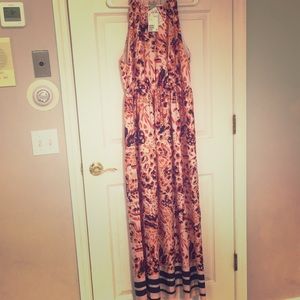 Brand new w/tags halter maxi dress